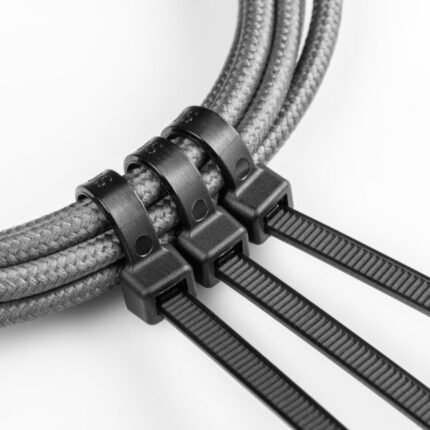 WADFOW 300MM BLACK CABLE TIES