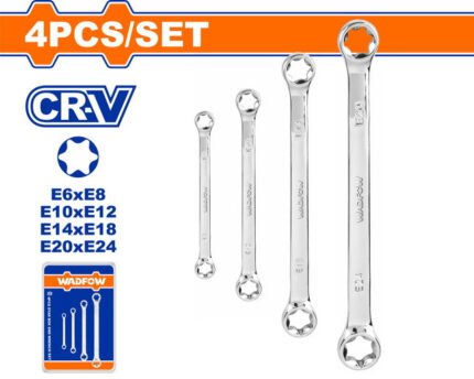 WADFOW 4 PCS STAR WRENCH SET