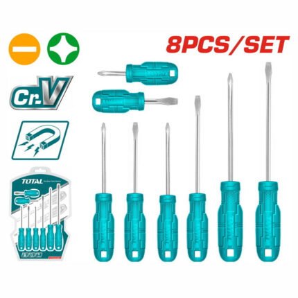 TOTAL 8PCS SCREWDRIVER SET (THTDC250801)