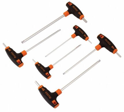 RETTA T-HANDLE BALL HEAD HEX KEY SET 6 PIECES | RTB2000