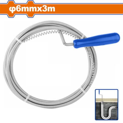 WADFOW FLEXIBLE DRAIN CLEANING SPIRAL