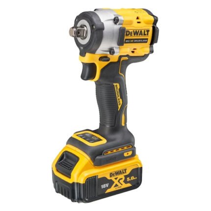 18V XR BRUSHLESS 1/2" HOG RING COMPACT IMPACT WRENCH - 2 X 5AH IN TSTAK