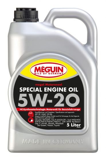 MEGOL SPECIAL ENGINE OIL 5 LITER | SAE 5W-20