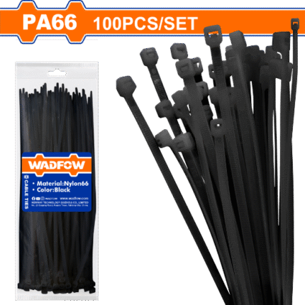 WADFOW 100 PCS NYLON CABLE TIE