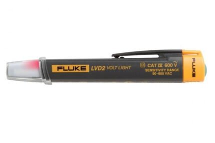 FLUKE LVD2 NON-CONTACT VOLTAGE DETECTOR AND LED FLASHLIGHT