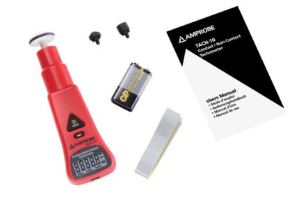 AMPROBE TACH-10 CONTACT AND NON-CONTACT TACHOMETER