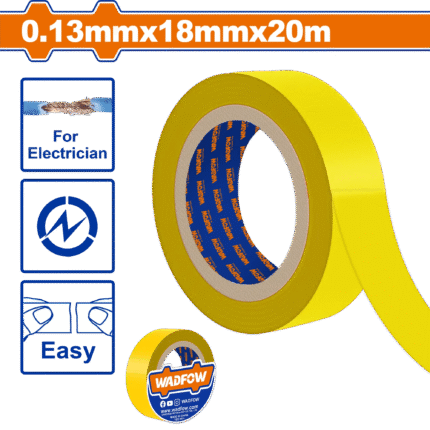YELLOW INSULATING TAPE 18MM X 9.15M