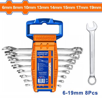 WADFOW SET OF 8 GERMAN WRENCHES 6-19MM