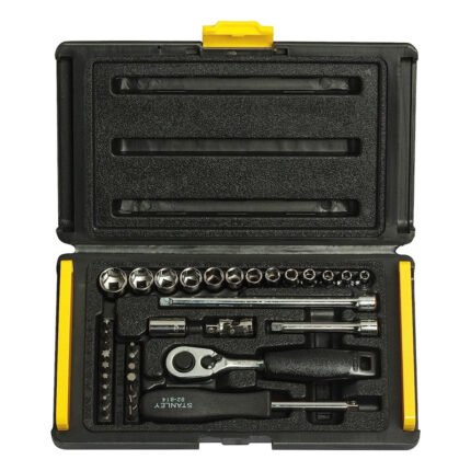 SOCKET AND BIT MECHANIC TOOL KIT - 1/4'' SQ. DRIVE 6 POINT | 35PCS