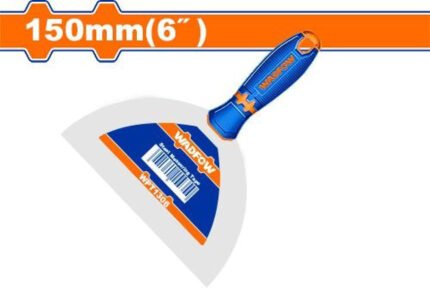 WADFOW 6-INCH RUBBER HANDLE PUTTY KNIFE