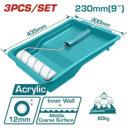 TOTAL CYLINDER BRUSH 3 IN 1 SET (THT81122301)