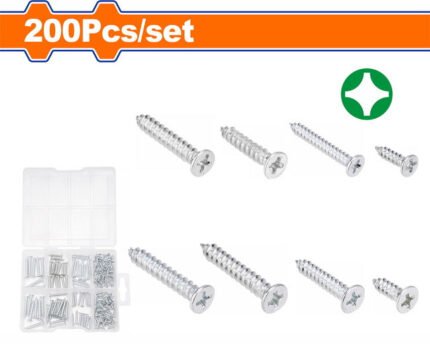 WADFOW 200PCS SELF-TAPPING SCREWS SET