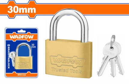 WADFOW BRASS PADLOCK 30MM SECURE