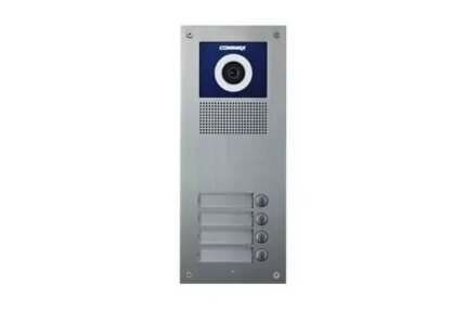COMMAX 4-APARTMENT DOORPHONE OUTDOOR CAMERA | DRC-4UC(M) | QUAD UNIT VIDEO INTERCOM SYSTEM