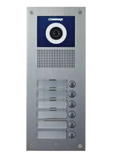 COMMAX 6-APARTMENT DOORPHONE OUTDOOR CAMERA | DRC-6UC(M) | HEXA UNIT VIDEO INTERCOM SYSTEM