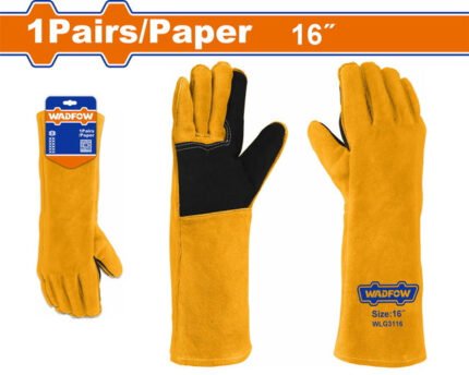 WADFOW 16'' LEATHER WELDING GLOVES