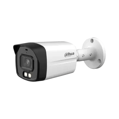 DAHUA ANALOG OUTDOOR CAMERA | 5MP FULL-COLOR WITH 2X FLASH AND AUDIO | HAC-HFW1500TLMP-IL-A