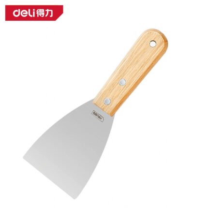 DELI WOODEN HANDLE PUTTY KNIFE 3-INCH | DL-HD3C