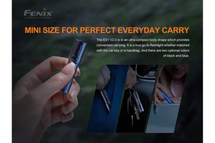 FENIX KEYCHAIN FLASHLIGHT 100LM | E01 V2.0 AAA