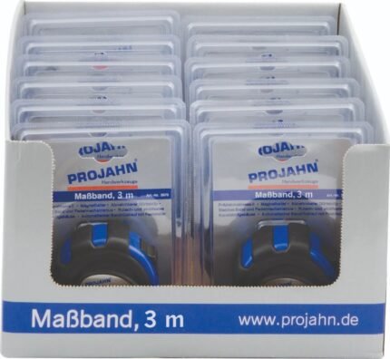 PROJAHN DISPLAY 12PCS 3973 MEASURING TAPE 3M NEW BLUE/BLACK