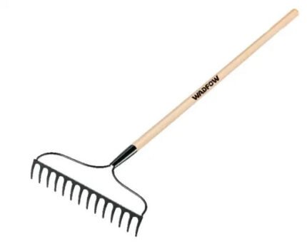 RASTRILLO 14T GRAVEL RAKE WITH HANDLE