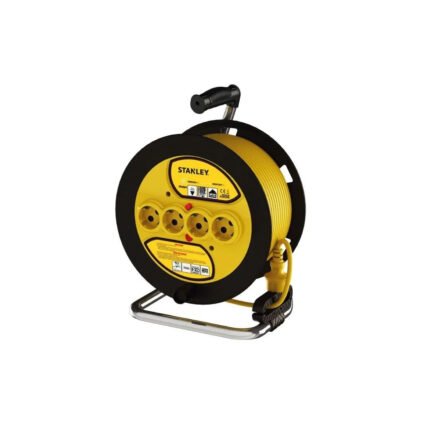 STANLEY 40M CABLE REEL 3X1.5MM² WITH 4 SOCKETS | SXECFL2QBVE