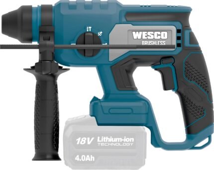 WESCO 18V CORDLESS BRUSHLESS SDS-PLUS ROTARY HAMMER | WS2806.9
