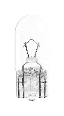 LAMPS WITH GLASS WEDGE BASES W5W