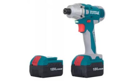 TOTAL TIDLI 228181 18V, 120NM CORDLESS IMPACT DRILL- SCREWDRIVER +1 BATTERY