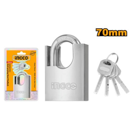 INGCO ANTI-PRY STEEL PADLOCK DSTK2701 70 MM