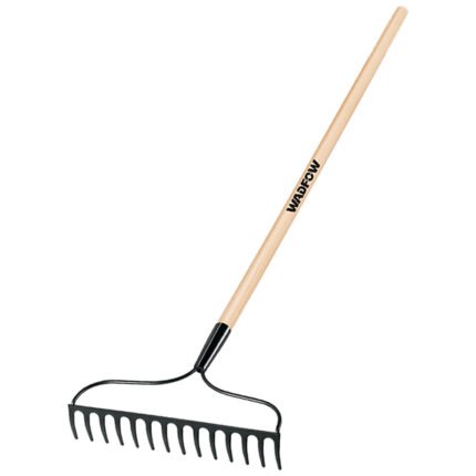 WADFOW CARBON STEEL GARDEN RAKE
