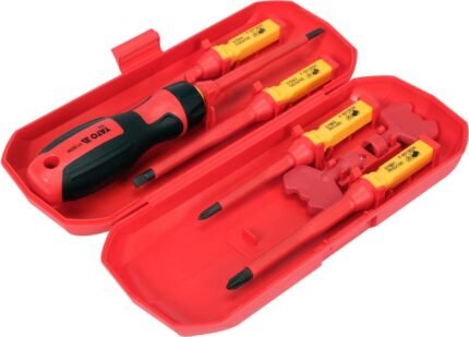 VDE SCREWDRIVER SET WITH INTERCHANGEABLE BLADES | 8 PCS