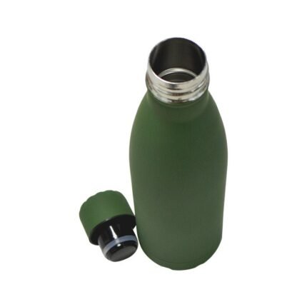 GRODNO - SOFT TOUCH INSULATED WATER BOTTLE - GREEN