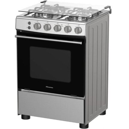 HISENSE 60CM FREE STANDING GAS COOKER 4 GAS BURNERS | HFG60121X