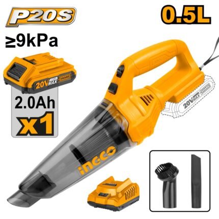 INGCO CVLI20126 20V LITHIUM-ION VACUUM CLEANER