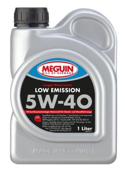 MEGOL MOTORENOEL LOW EMISSION1 LITER | SAE 5W-40