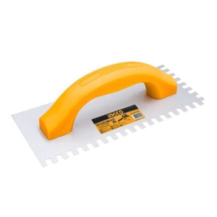 PLASTERING TROWEL WITH TEETH 230X100MM