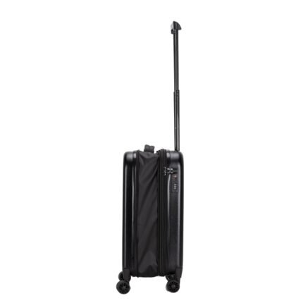 ROSTOCK - SANTHOME FOLDABLE CABIN TROLLEY BAG - BLACK MATT FINISH