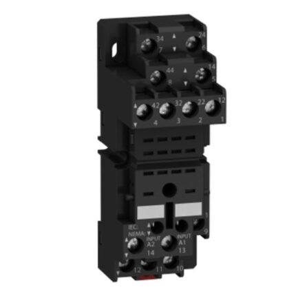 SOCKET, FOR RXM2/RXM4 SCREW CLAMP TERMINALS, MIXED CONTACT | RXZE2M114