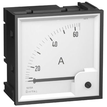 ANALOG AMMETER SCALE | 72X72 DIAL FOR CT 100/5A